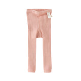 Dave&Bella Toddler Girls Multi-Color Simple Versatile Breathable Slim Leggings