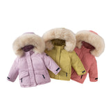 Dave&Bella Kids Girls/Boys Winter Outdoor Waterproof Hooded Cozy Down Coats