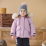Dave&Bella Kids Girls/Boys Winter Outdoor Waterproof Hooded Cozy Down Coats