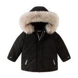 Dave&Bella Kids Girls/Boys Winter Outdoor Waterproof Hooded Cozy Down Coats
