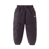 Dave&Bella Kids Boys/Girls Winter Multi-colors Warm Outdoor Windproof Down Pants