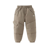 Dave&Bella Kids Boys/Girls Winter Multi-colors Warm Outdoor Windproof Down Pants