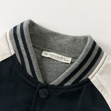 Dave&Bella Kid Girls/Boys Pink/Navy Turtle Simple Versatile Hooded Jackets