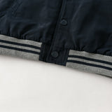 Dave&Bella Kid Girls/Boys Pink/Navy Turtle Simple Versatile Hooded Jackets