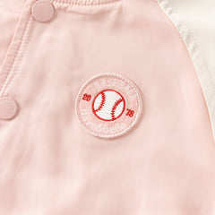 Dave&Bella Kid Girls/Boys Pink/Navy Turtle Simple Versatile Hooded Jackets
