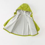 Dave&Bella Toddler/Kids Unisex Outdoor Multi-color Hooded Coat — Windproof & Insulated