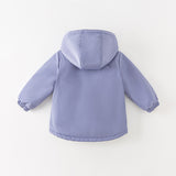 Dave&Bella Toddler/Kids Unisex Outdoor Multi-color Hooded Coat — Windproof & Insulated