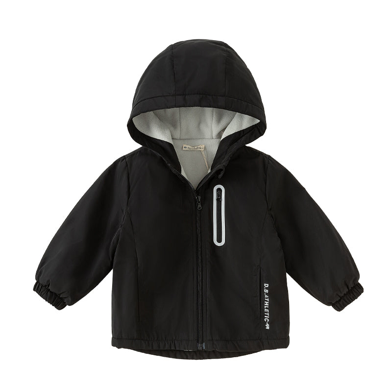 Dave&Bella Toddler/Kids Unisex Multi-color Padded Hooded Coat — Windproof & Insulated