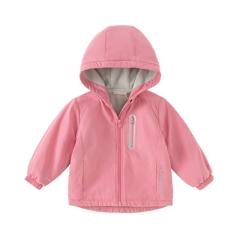 Dave&Bella Toddler/Kids Unisex Multi-color Padded Hooded Coat — Windproof & Insulated