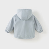 Dave&Bella Toddler/Kids Unisex Outdoor Multi-color Hooded Coat — Windproof & Insulated