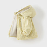 Dave&Bella Toddler/Kids Unisex Outdoor Multi-color Hooded Coat — Windproof & Insulated