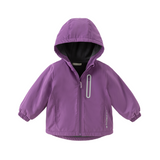 Dave&Bella Toddler/Kids Unisex Outdoor Multi-color Hooded Coat — Windproof & Insulated