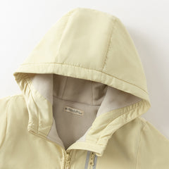 Dave&Bella Kids Girls/Boys Autumn Multi-color Outdoor Hooded Coat
