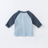 Dave&Bella Toddler Boys Cotton Casual Cartoon Letter Print T-shirts