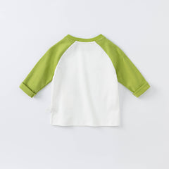 Dave&Bella Children Boys Cotton Casual Cartoon Letter T-shirt