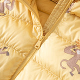 Dave&Bella Toddler Girls/Boys Winter Multi-color&print Outdoor Windproof Cozy Down Coats