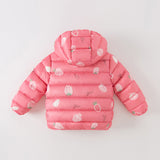 Dave&Bella Toddler Girls/Boys Winter Multi-color&print Outdoor Windproof Cozy Down Coats