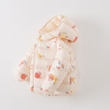 Dave&Bella Toddler Girls/Boys Winter Multi-color&print Outdoor Windproof Cozy Down Coats