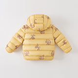 Dave&Bella Toddler Girls/Boys Winter Multi-color&print Outdoor Windproof Cozy Down Coats