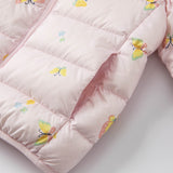 Dave&Bella Toddler Girls/Boys Winter Multi-color&print Outdoor Windproof Cozy Down Coats