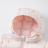 Dave&Bella Toddler Girls/Boys Winter Multi-color&print Outdoor Windproof Cozy Down Coats