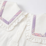 Dave&Bella Toddler Girls Summer Beige T-Shitrs Skirt Outfit Sets