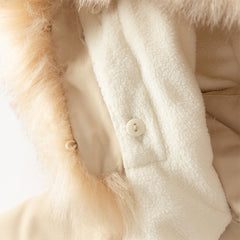 Dave&Bella Toddler Girls/Boys Winter Outdoor Outwear Soft Fur-trimmed Down Jacket