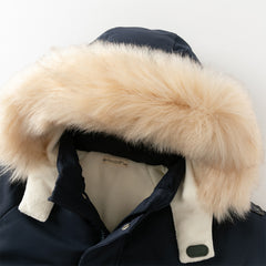 Dave&Bella Toddler Girls/Boys Winter Outdoor Outwear Soft Fur-trimmed Down Jacket