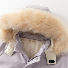 Dave&Bella Toddler Girls/Boys Winter Outdoor Outwear Soft Fur-trimmed Down Jacket