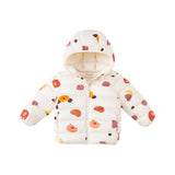 Dave&Bella Toddler Girls/Boys Winter Multi-color&print Outdoor Windproof Cozy Down Coats