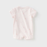 Dave&Bella Baby Girls/Boys Summer Playful Prints Comfortable Cotton Indoor Rompers