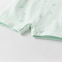 Dave&Bella Baby Girls/Boys Summer Playul Prints Comfotable Cotton Indoor Rompers