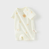 Dave&Bella Baby Girls/Boys Summer Playful Prints Comfortable Cotton Indoor Rompers