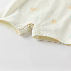Dave&Bella Baby Girls/Boys Summer Playul Prints Comfotable Cotton Indoor Rompers