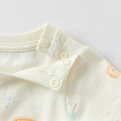 Dave&Bella Baby Girls/Boys Summer Playul Prints Comfotable Cotton Indoor Rompers