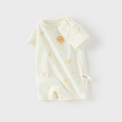 Dave&Bella Baby Girls/Boys Summer Playul Prints Comfotable Cotton Indoor Rompers