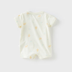 Dave&Bella Baby Girls/Boys Summer Playul Prints Comfotable Cotton Indoor Rompers