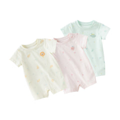 Dave&Bella Baby Girls/Boys Summer Playul Prints Comfotable Cotton Indoor Rompers