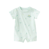Dave&Bella Baby Girls/Boys Summer Playful Prints Comfortable Cotton Indoor Rompers