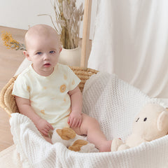 Dave&Bella Baby Girls/Boys Summer Playul Prints Comfotable Cotton Indoor Rompers