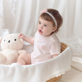 Dave&Bella Baby Girls/Boys Summer Playful Prints Comfortable Cotton Indoor Rompers