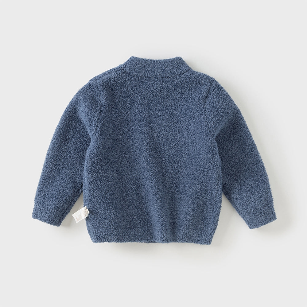 Dave&Bella Toddler Girls/Boys Playful Delicate Jacquard Chenille Sweaters