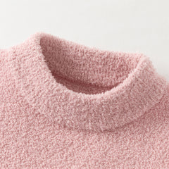 Dave&Bella Toddler Girls/Boys Autumn Carton Print Playful Chenille Sweater Tops