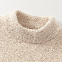 Dave&Bella Toddler Girls/Boys Autumn Carton Print Playful Chenille Sweater Tops