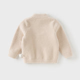 Dave&Bella Toddler Girls/Boys Playful Delicate Jacquard Chenille Sweaters