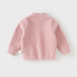 Dave&Bella Toddler Girls/Boys Playful Delicate Jacquard Chenille Sweaters