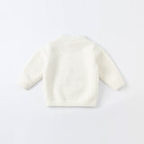 Dave&Bella Toddler Girls/Boys Playful Delicate Jacquard Chenille Sweaters