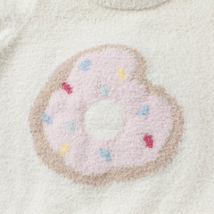 Dave&Bella Toddler Girls/Boys Autumn Carton Print Playful Chenille Sweater Tops