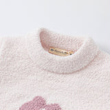 Dave&Bella Toddler Girls/Boys Playful Delicate Jacquard Chenille Sweaters