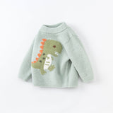 Dave&Bella Toddler Girls/Boys Playful Delicate Jacquard Chenille Sweaters